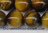 CTE1315 15.5 inches 16mm round B grade yellow tiger eye beads