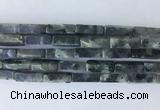 CUBS15 15 inches 4*13mm cuboid black labradorite beads wholesale