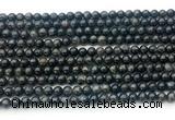 CAE320 15.5 inches 4mm round astrophyllite gemstone beads