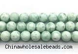 CAS306 15.5 inches 16mm round snowflake angelite gemstone beads