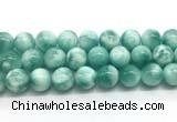 CAS336 15.5 inches 18mm round peacock angelite gemstone beads