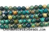 CAZ18 15.5 inches 10mm round azurite gemstone beads