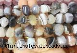 AGBS235 15 inches 12*16mm - 13*18mm faceted nuggets botswana agate beads