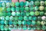 AGBS375 15 inches 10mm round green dragon veins agate beads wholesale