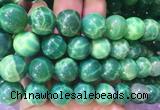 AGBS377 15 inches 14mm round green dragon veins agate beads wholesale