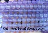 AGBS399 15 inches 8mm round purple agate beads wholesale