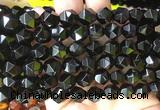 AGBS416 15 inches 10mm faceted nuggets agate gemstone beads wholesale