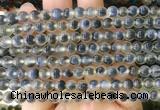 AGBS420 15 inches 6mm faceted round sugar heart agate beads wholesale