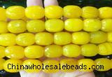 AGBS432 15 inches 13*18mm faceted drum agate beads wholesale