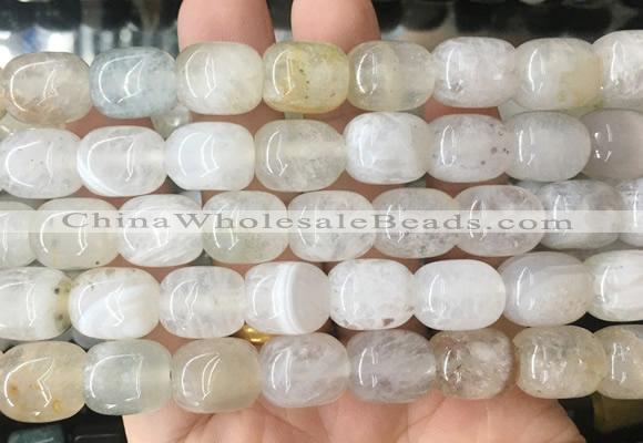 AGBS452 15 inches 12*14mm drum agate gemstone beads wholesale