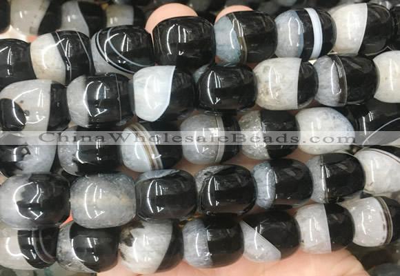 AGBS456 15 inches 13*15mm drum agate gemstone beads wholesale