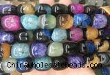 AGBS458 15 inches 13*15mm drum agate gemstone beads wholesale