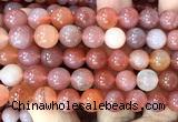 AGBS70 15 inches 10mm round south red agate beads wholesale