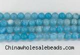 AGBS82 15 inches 10mm round blue fire agate beads wholesale