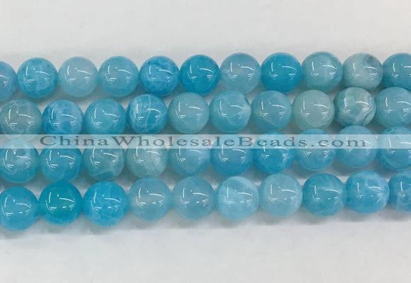 AGBS83 15 inches 12mm round blue fire agate beads wholesale