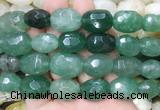 BQBS06 15 inches 12*16mm - 13*18mm faceted nuggets green strawberry quartz beads