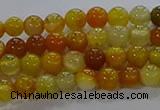 CAA1040 15.5 inches 4mm round dragon veins agate beads wholesale