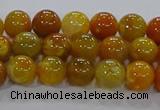 CAA1041 15.5 inches 6mm round dragon veins agate beads wholesale