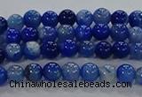CAA1060 15.5 inches 4mm round dragon veins agate beads wholesale