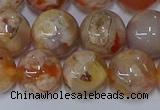 CAA1074 15.5 inches 12mm round sakura agate gemstone beads