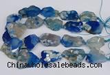 CAA1128 15.5 inches 25*35mm - 35*45mm freeform sakura agate beads