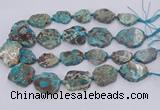 CAA1160 15.5 inches 20*25mm - 35*45mm freeform ocean agate beads