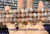 CAA1403 15.5 inches 8mm round matte druzy agate beads