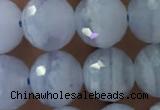 CAA1461 15.5 inches 8mm faceted round blue lace agate beads