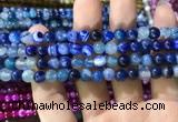 CAA1579 15.5 inches 6mm round banded agate beads wholesale