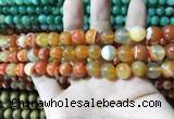 CAA1609 15.5 inches 6mm round banded agate beads wholesale