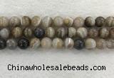 CAA1816 15.5 inches 16mm round banded agate gemstone beads