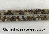 CAA1821 15.5 inches 6mm round banded agate gemstone beads