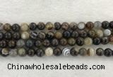 CAA1823 15.5 inches 10mm round banded agate gemstone beads