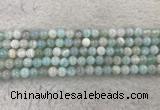 CAA1841 15.5 inches 6mm round banded agate gemstone beads
