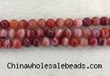 CAA1924 15.5 inches 12mm round banded agate gemstone beads