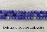 CAA1942 15.5 inches 8mm round banded agate gemstone beads