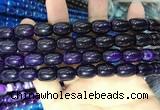 CAA2115 15.5 inches 10*14mm drum agate beads wholesale