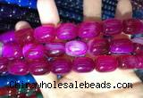 CAA2131 15.5 inches 13*18mm drum agate beads wholesale