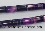 CAA216 15.5 inches 8*12mm column madagascar agate beads
