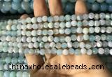 CAA2239 15.5 inches 4mm faceted round banded agate beads