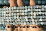 CAA2240 15.5 inches 6mm faceted round banded agate beads