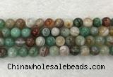 CAA2304 15.5 inches 12mm round banded agate gemstone beads