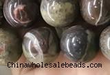 CAA2374 15.5 inches 12mm round ocean agate beads wholesale