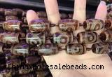 CAA2660 15.5 inches 14*25mm - 16*26mm drum tibetan agate dzi beads