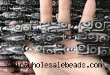 CAA2709 15.5 inches 14*38mm - 16*43mm rice tibetan agate dzi beads