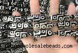 CAA2725 15.5 inches 11*29mm - 13*30mm rice tibetan agate dzi beads