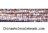 CAA2891 15 inches 6mm faceted round fire crackle agate beads wholesale