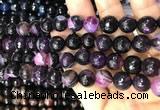 CAA3096 15 inches 10mm faceted round fire crackle agate beads wholesale