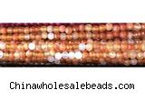 CAA3293 15 inches 6mm faceted round agate beads wholesale