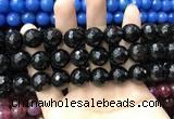 CAA3437 15 inches 14mm faceted round agate beads wholesale